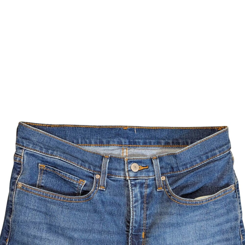 Levi's Women's High waist Stretch Wide-Leg (13.5") Jeans 30x32 Dark Wash Denim - Picture 3 of 9
